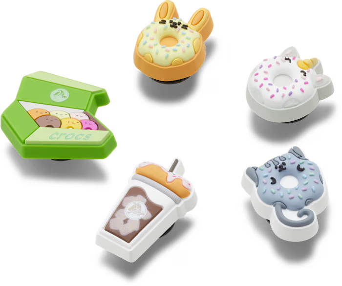 Croc Jibbitz - Coffee & Donuts 5 Pack