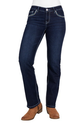 Pure Western Womens Oda Straight Leg Jean