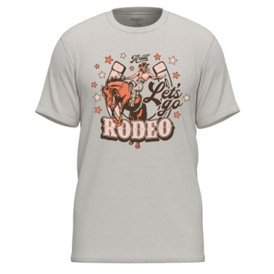 Ariat Womens Lets rodeo T-shirt Off White