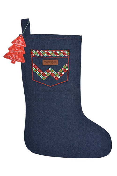 WRANGLER DENIM CHRISTMAS STOCKING