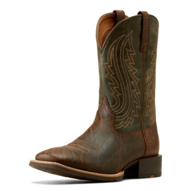 Ariat Mens Sport Big Country Mahogany Elephant Print/ Forest Green