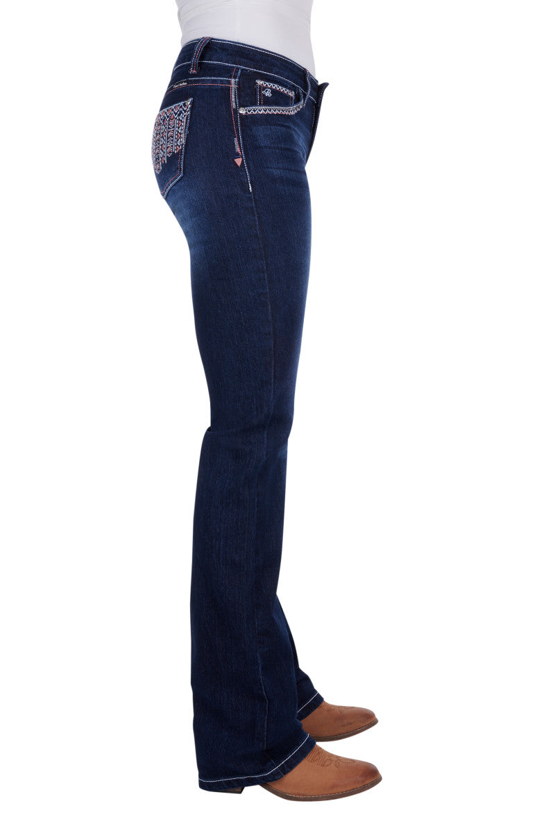 PURE WESTERN WMNS ANGIE JEAN