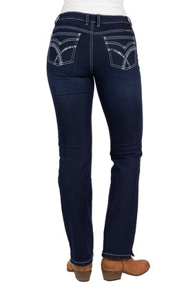 Pure Western Womens Oda Straight Leg Jean