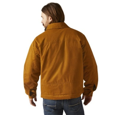 Ariat Mens Grizzly Canvas Jacket Chestnut