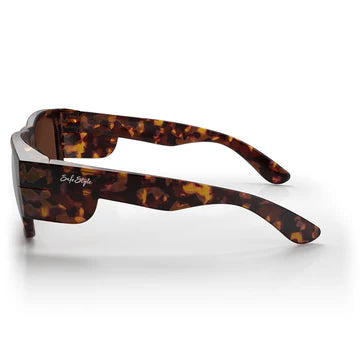 SafeStyle Fusions Matte Tort Frame Brown Polarised Lens