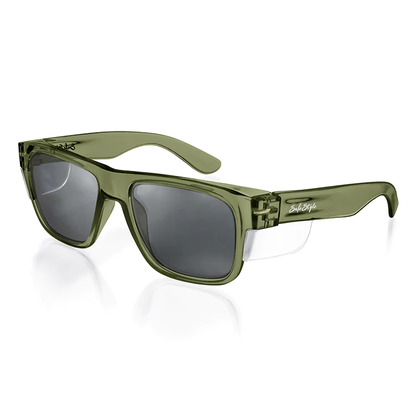 SafeStyle Fusions Green Frame Polarised Lens