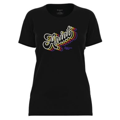 Ariat Womens Rainbow Script T-shirt Black