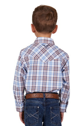 Pure Western Boys Lucas Long Sleeve Shirts