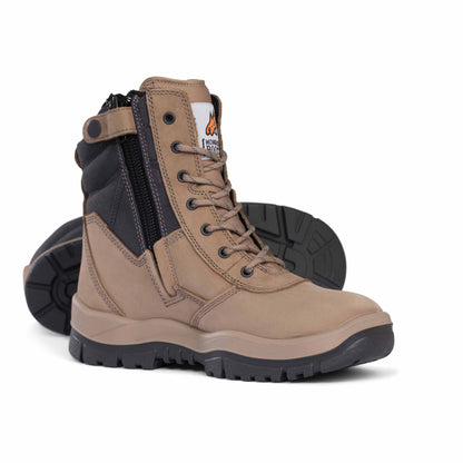 Mongrel Stone High Leg Zipsider Boot