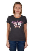 BULLZYE LADIES SUNSET SS TEE