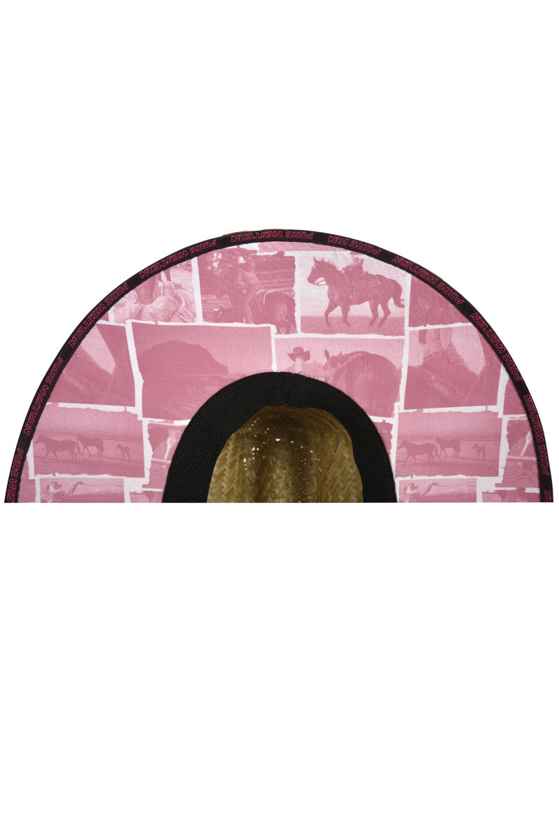 PURE WESTERN KIDS RODEO PRINT HAT