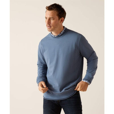 Ariat Mens Tedstock Sweatshirt BlueFin