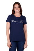 THOMAS COOK WMNS SCRIPT SS TEE