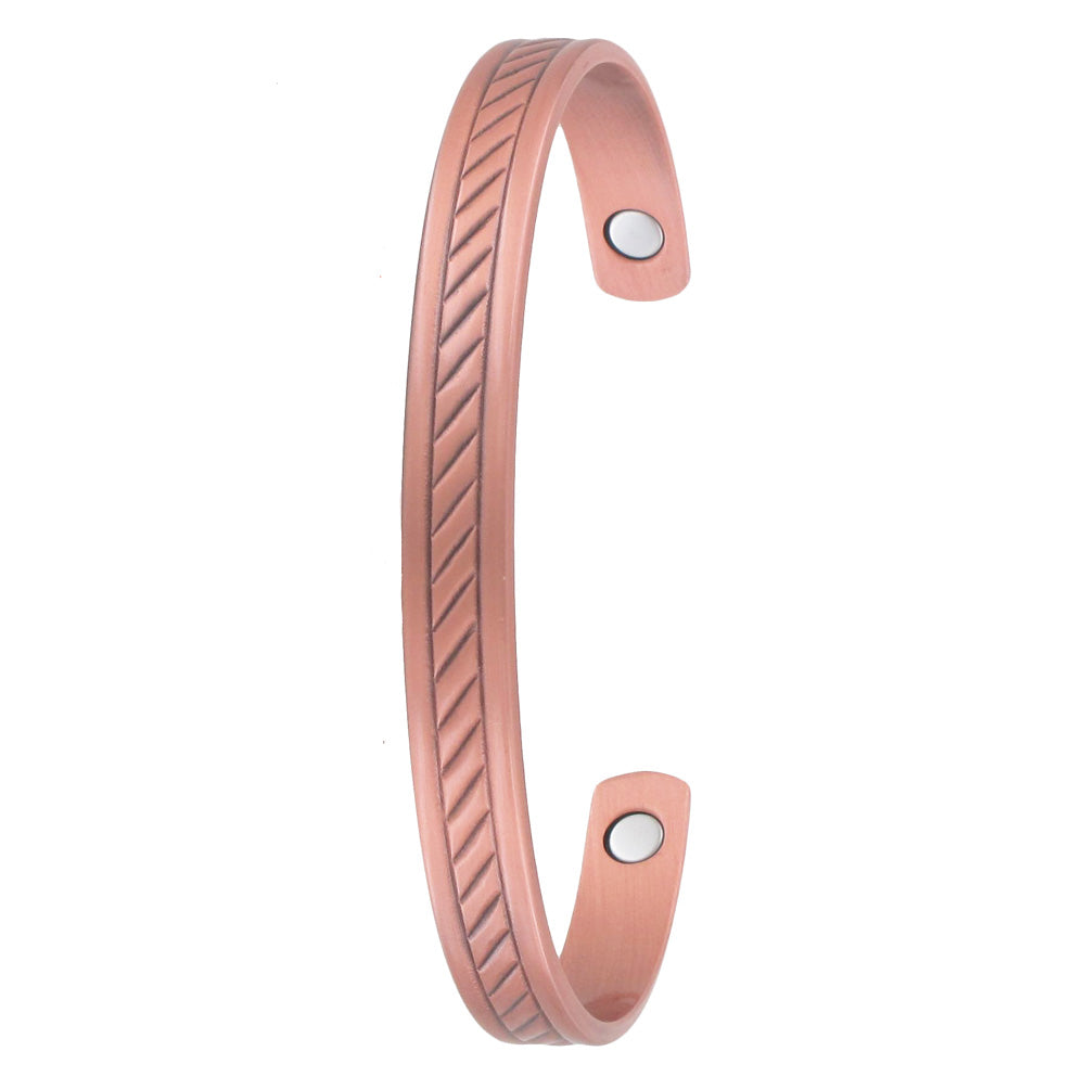 Tulmur Pressed Pat Copper Bangle