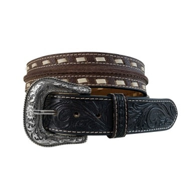 Roper Mens Belt Buff Milled Genuine Leather