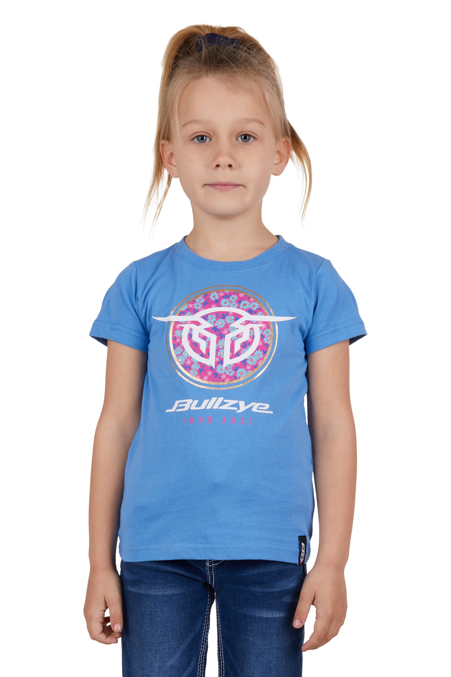 BULLZYE GIRLS DITSY SS TEE