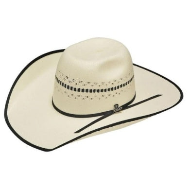 Ariat Bangora Hat Punchy 4-1/2" Ivory / Black A73174