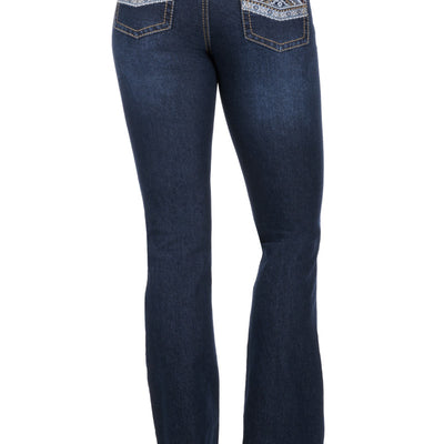 PURE WESTERN WMNS MARTINA BOOT CUT JEAN  32 LEG