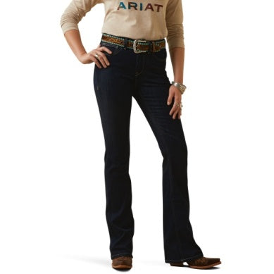 Ariat Ladies Real High Rise Boot Cut Selma Rinse