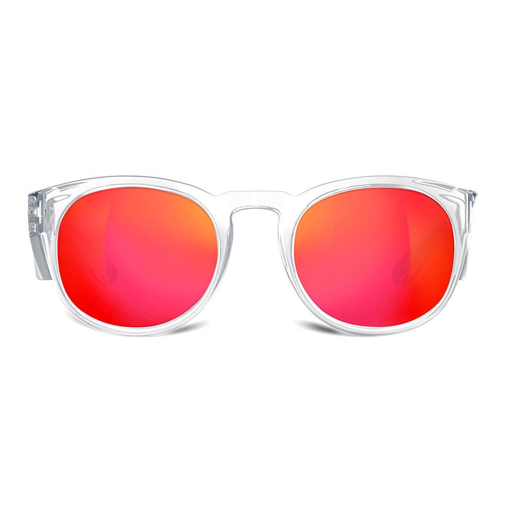 SafeStyle Cruisers Clear Frame Mirror Red Polarised Lens