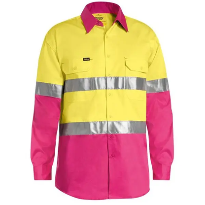 BISLEY HI VIS SHIRT WITH TAPE