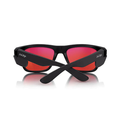 SafeStyle Fusions Matte Black Frame Mirror Red Polarised Lens