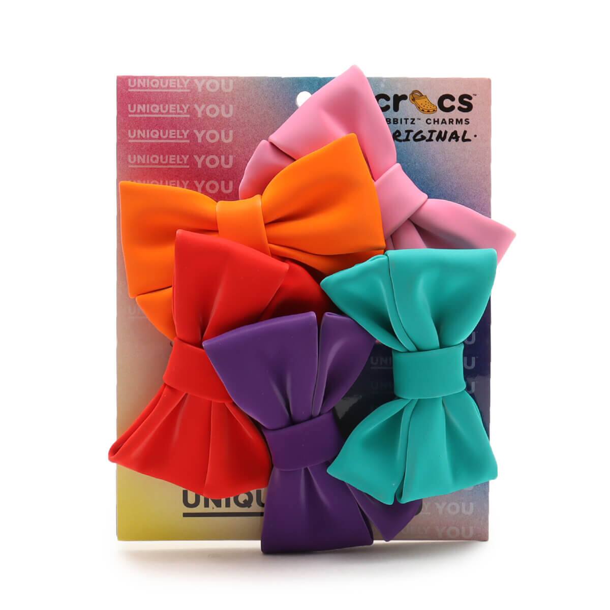 Croc Jibbitz -  Super Hyper Me Bows 5 Pack