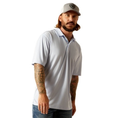 Ariat Mens Tek Short Sleeve Polo - Slipstream