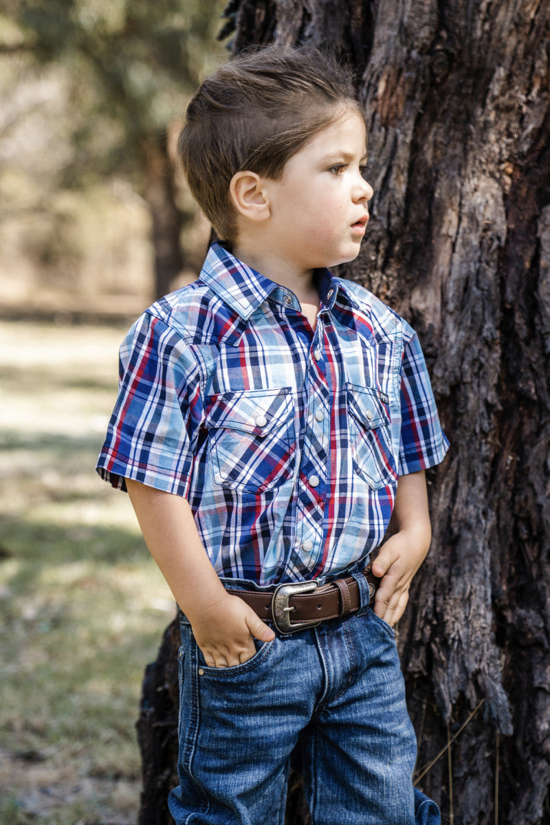 PURE WESTERN BOYS LOGAN SS SHIRT