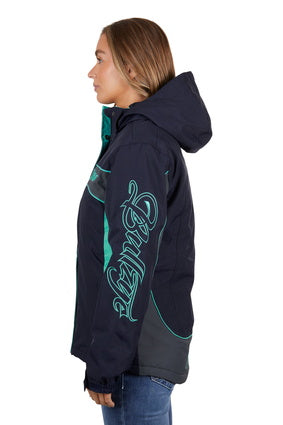 Bullzye Wmns Carla Jacket Dark Navy/ Turquoise