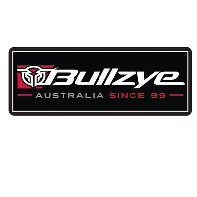 BULLZYE METAL SIGN - RED