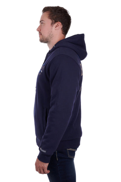 BULLZYE MENS ATTRIBUTION ZIP UP HOODIE