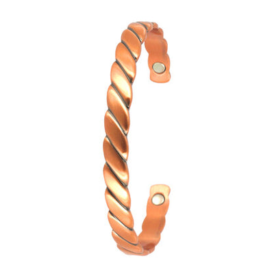 Tulmur Rope Twist Copper Bangle