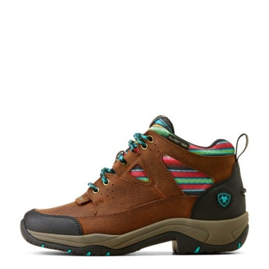 Ariat Womens Terrain Venttek 360 Arizona Brown / Turquoise Serape