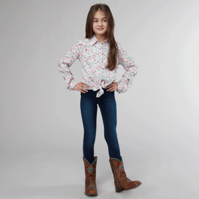 Roper Girls Five Star Collection Long Sleeve Shirt 03-030-0590-4009