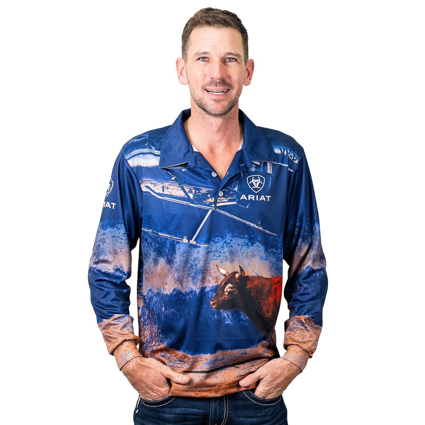 Ariat Unisex Fishing Shirt Bull Catcher