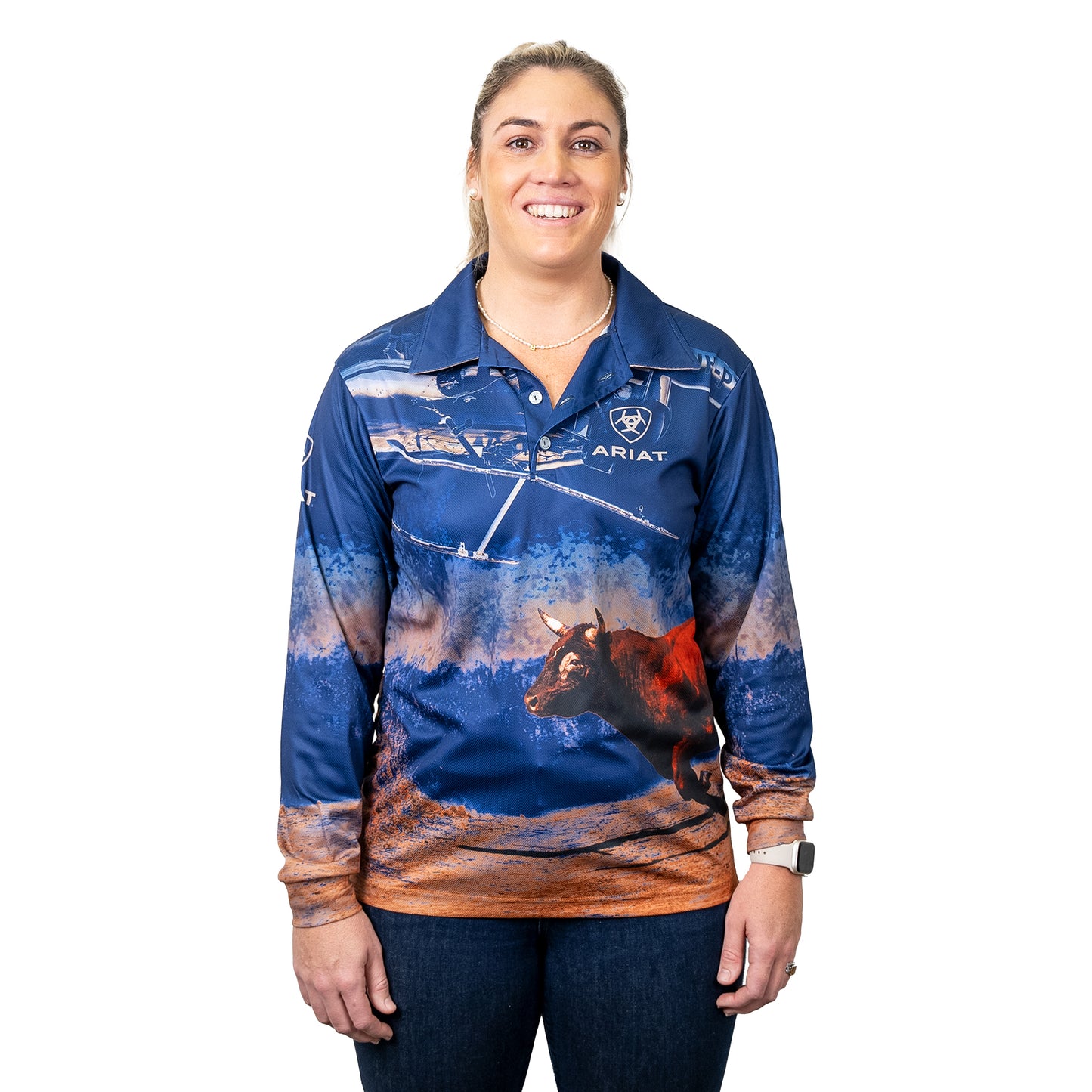 Ariat Unisex Fishing Shirt Bull Catcher