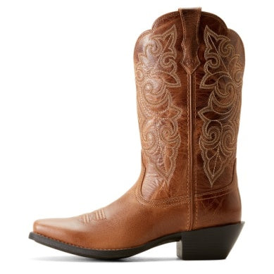 Ariat Women's Round Up Square Toe Ready Russet Boot