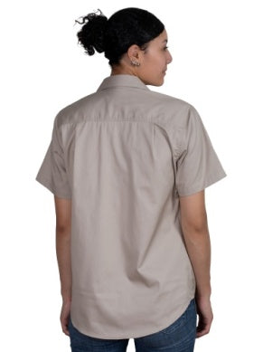 Just Country Womens Maggie Short Sleeve Full Button Work Shirt