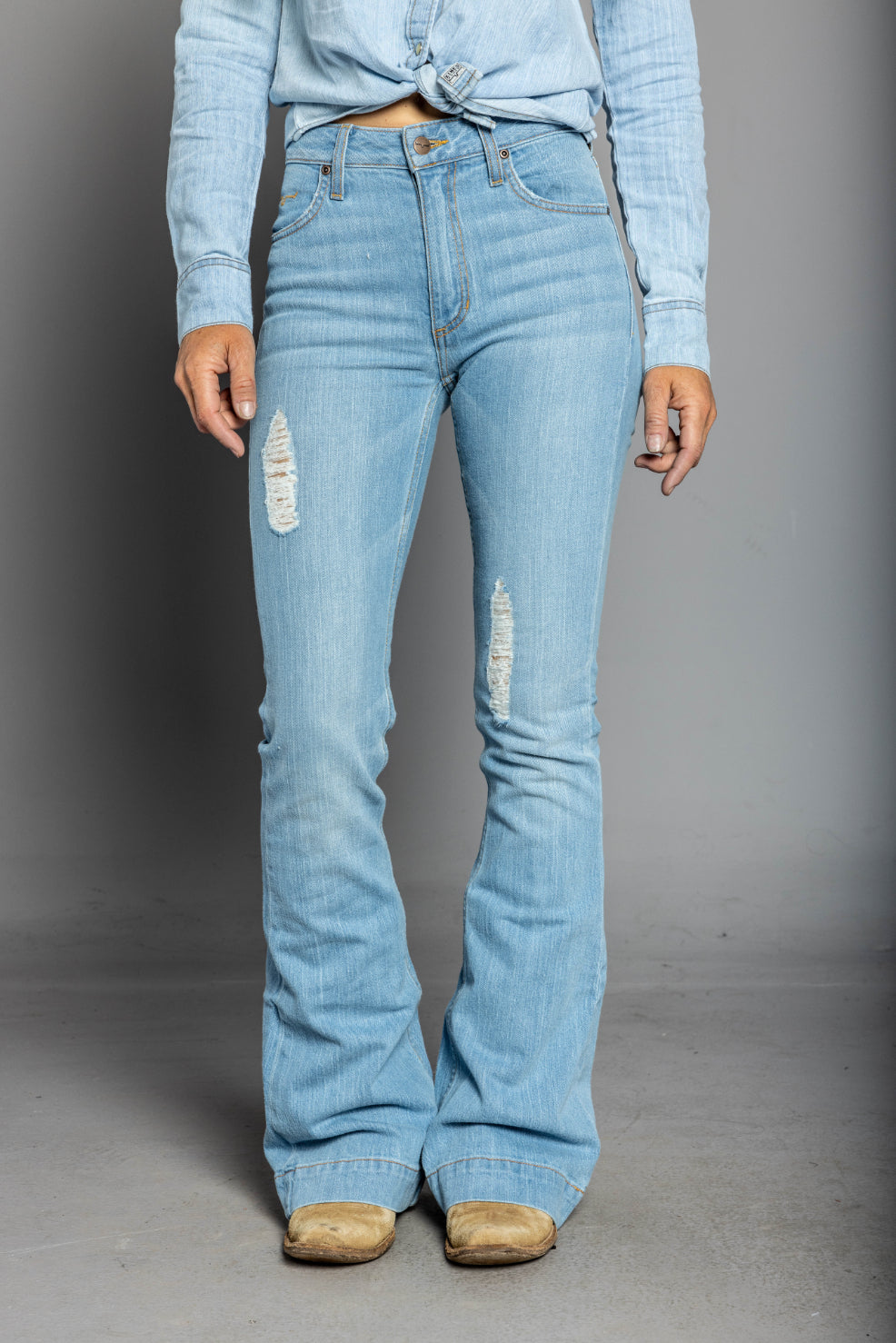 Kimes Ranch Womens Sugar Fade Jeans Blue