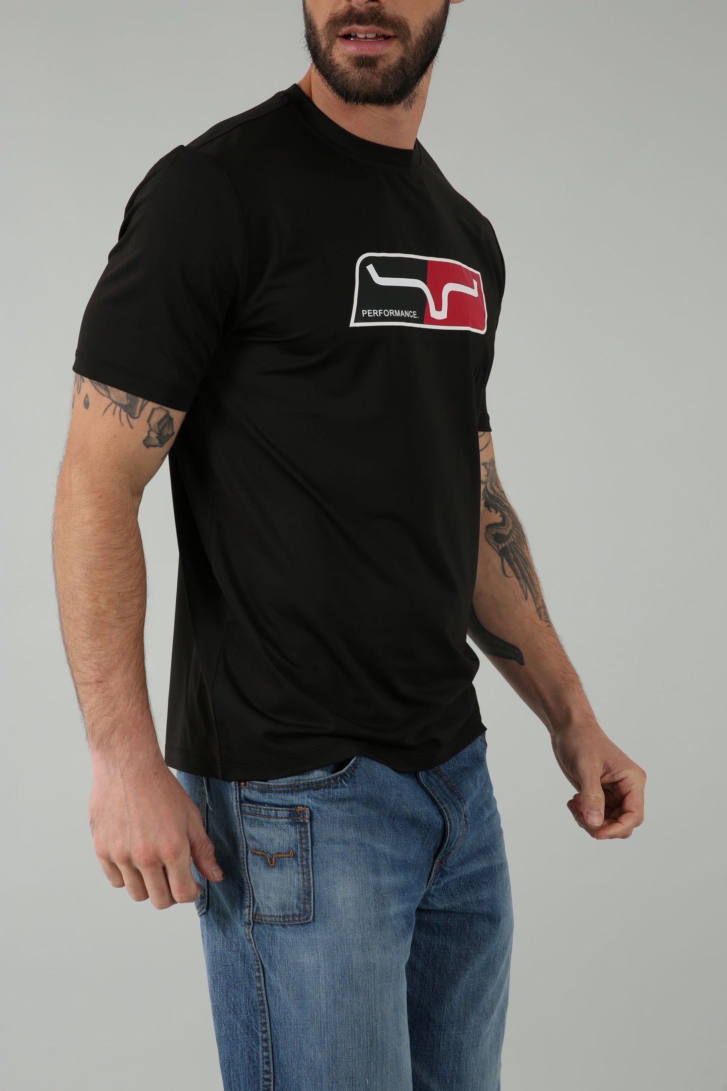 Kimes Ranch Mens Alta Tech T-Shirt Black