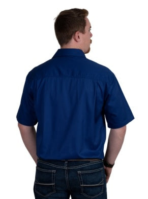 Just Country Mens Eddie Short Sleeve Full Button Workshirt