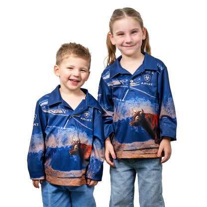 Ariat Kids Fishing Shirt Bull Catcher