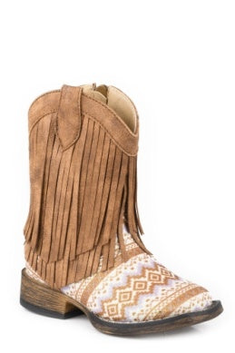 Roper Toddler Double Fringe Tan Boot 09-017-1903-3503