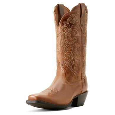 Ariat Women's Round Up Square Toe Ready Russet Boot