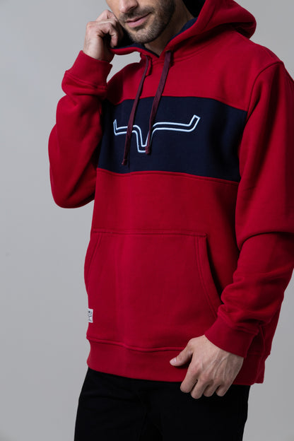 Kimes Ranch Mens Hoodie  Rip On Red