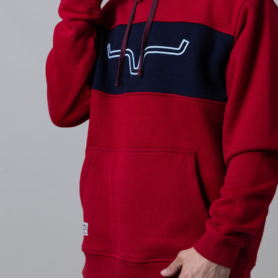 Kimes Ranch Mens Hoodie  Rip On Red