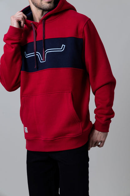 Kimes Ranch Mens Hoodie  Rip On Red