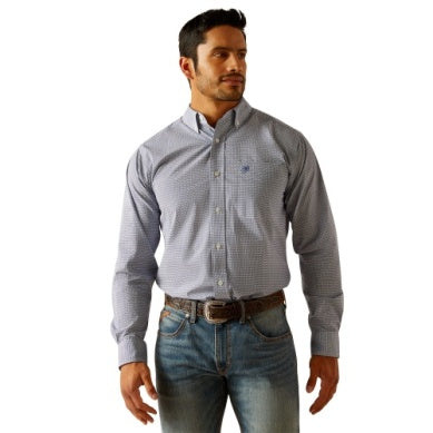 Ariat Mens Phil Fitted Shirt - Blue