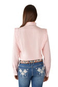 PURE WESTERN OLIVIA CHECK TUCK L/S SHIRT